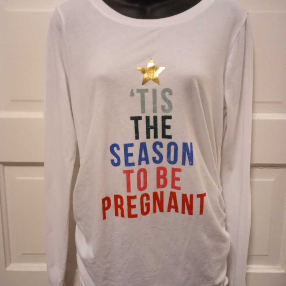Motherhood Maternity Long Sleeve Shirt Size M